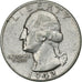 Estados Unidos, Quarter, Washington Quarter, 1942, U.S. Mint, Plata, BC+, KM:164