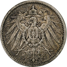 GERMANY - EMPIRE, Wilhelm II, Mark, 1899, Berlin, Silver, VF(30-35), KM:14