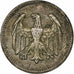 GERMANY, WEIMAR REPUBLIC, Mark, 1924, Berlin, Silver, VF(20-25)
