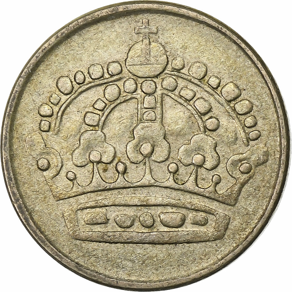 Monnaie, Suède, Gustaf VI, 25 Öre, 1955, TTB, Argent, KM:824