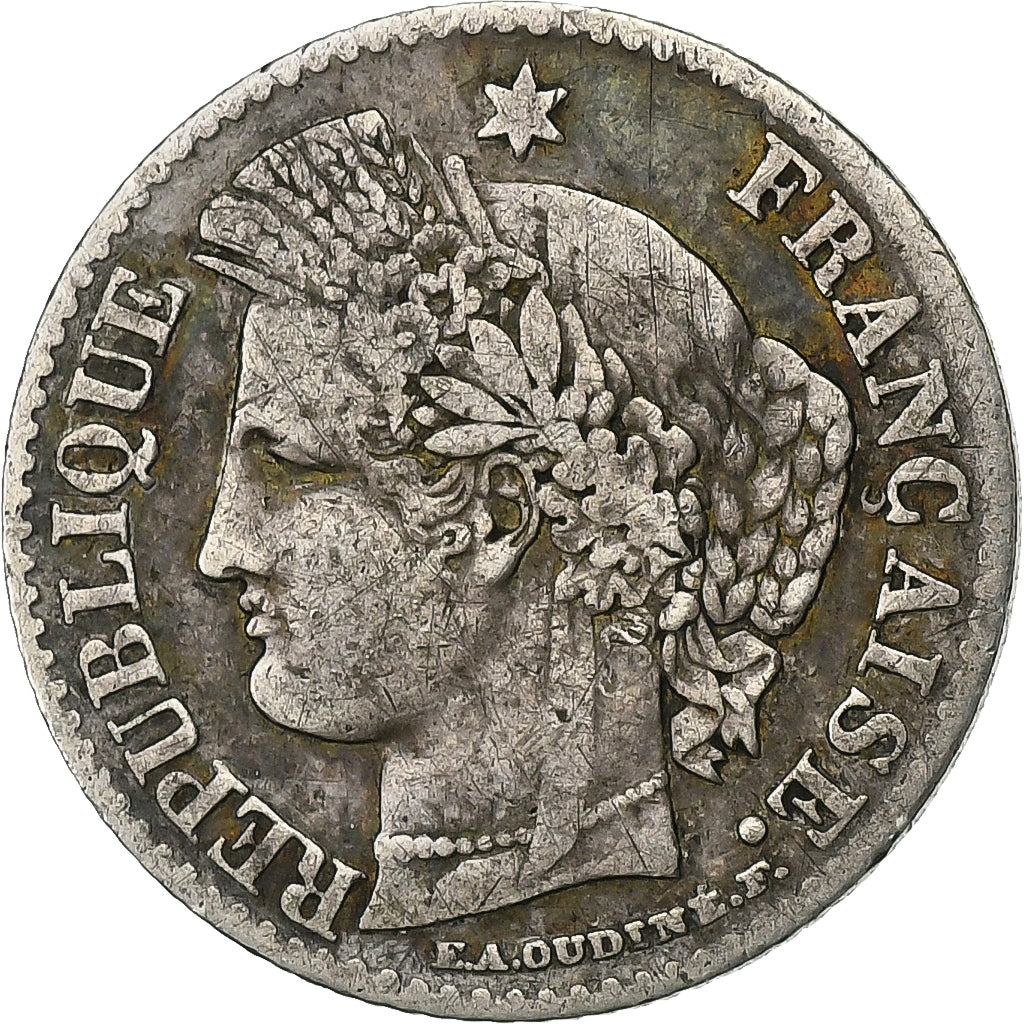 France, 20 Centimes, Cérès, 1850, Paris, Silver, VF(30-35), KM:758.1