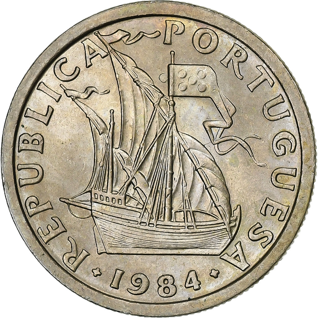 Portugal, 2-1/2 Escudos, 1984, Cupro-nickel, SPL