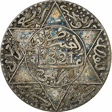 Morocco, 'Abd al-Aziz, 1/4 Rial, 2-1/2 Dirhams, AH 1321/1903, Berlin, Silver