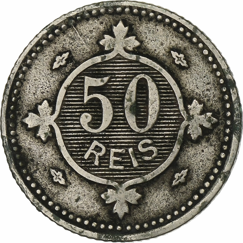 Portugal, Carlos I, 50 Reis, 1900, Copper-nickel, VF(30-35), KM:545