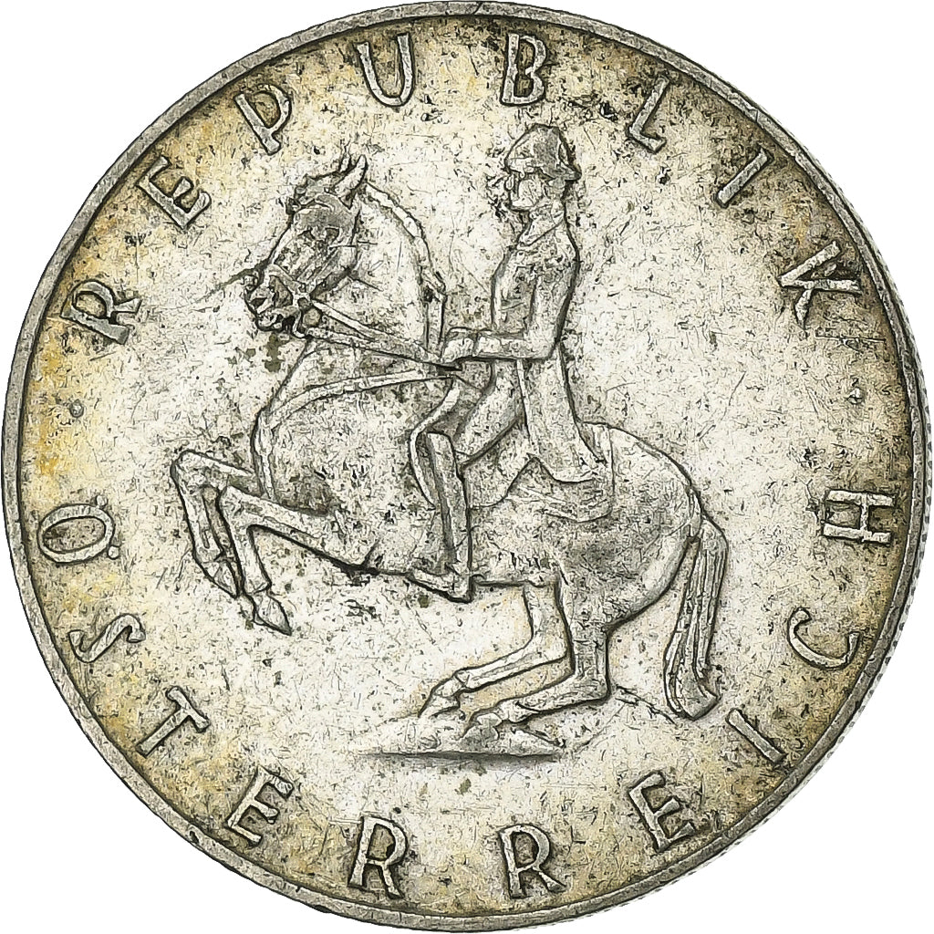 Austria, 5 Schilling, 1960, Vienna, Srebro, VF(30-35)