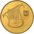 Israel, 1/2 New Sheqel, 2002, Alumínio-Bronze, MS(60-62)