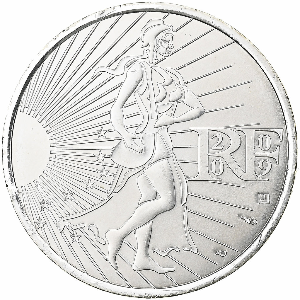 France, 10 Euro, 2009, Paris, Silver, MS(65-70), KM:1580