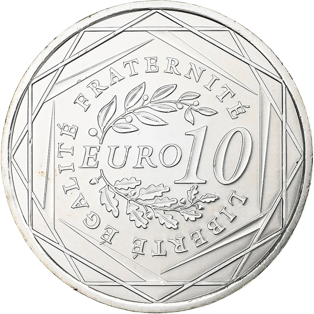 France, 10 Euro, 2009, Paris, Silver, MS(65-70), KM:1580