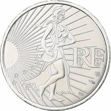 France, 10 Euro, 2009, Paris, Silver, MS(65-70), KM:1580