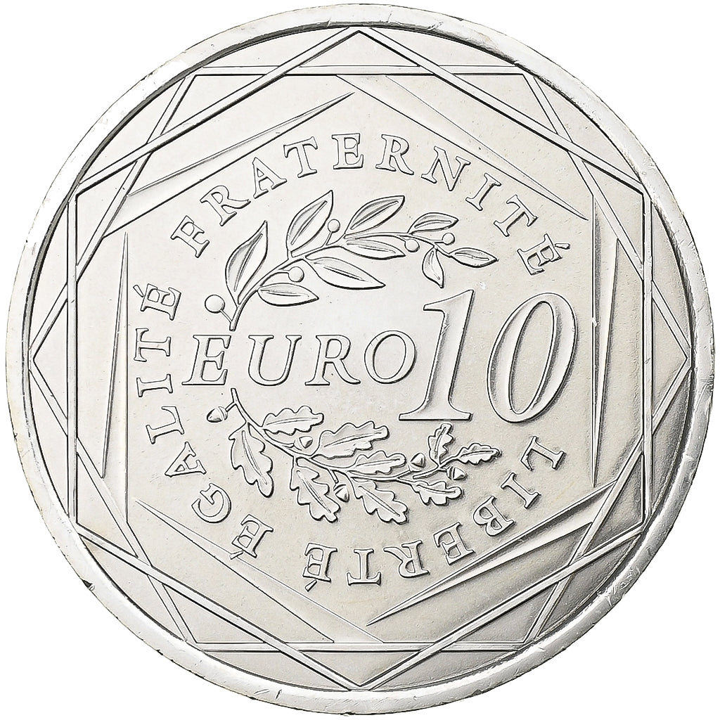 France, 10 Euro, 2009, Paris, Silver, MS(65-70), KM:1580