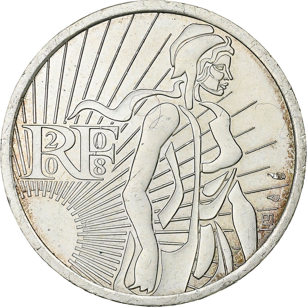 France, 5 Euro, 2008, Argent, SUP+, Gadoury:EU287, KM:1534