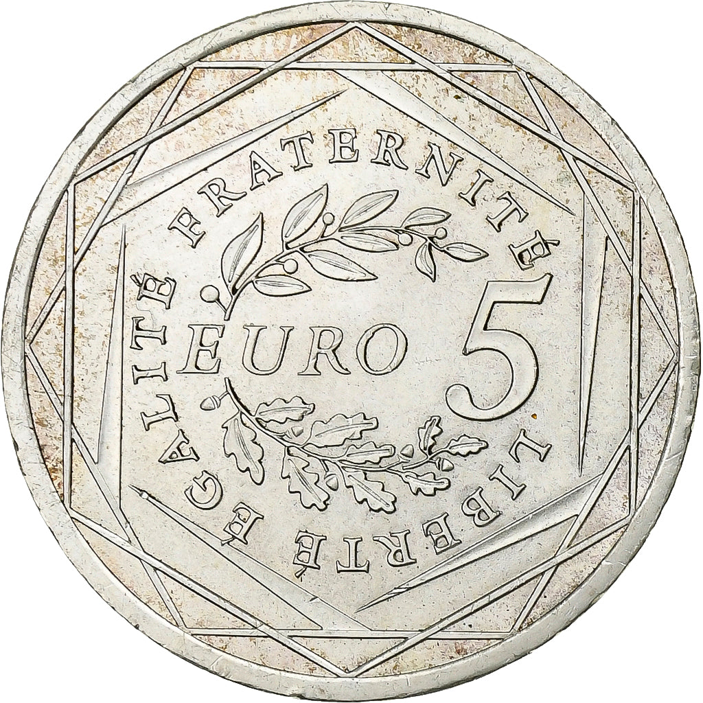 France, 5 Euro, 2008, Argent, SUP+, Gadoury:EU287, KM:1534