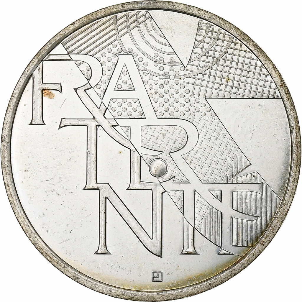 Francja, 5 Euro, Fraternité, 2013, Srebro, AU(55-58), Gadoury:EU647
