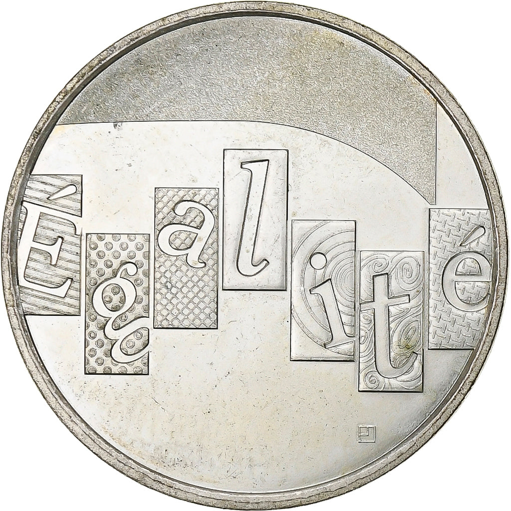 Francja, 5 Euros, Egalité, 2013, Srebro, AU(55-58)