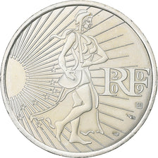 France, 10 Euro, 2009, Silver, MS(63), Gadoury:EU337, KM:1580