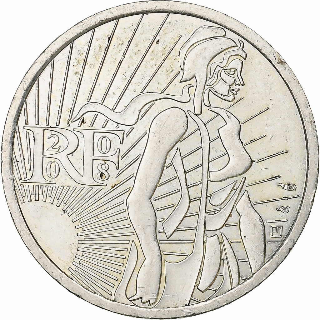 Francia, 5 Euro, Semeuse, 2008, Paris, Argento, SPL