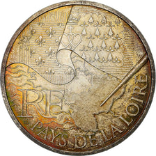 France, 10 Euro, Pays De La Loire, 2010, Paris, Silver, MS(60-62), KM:1665