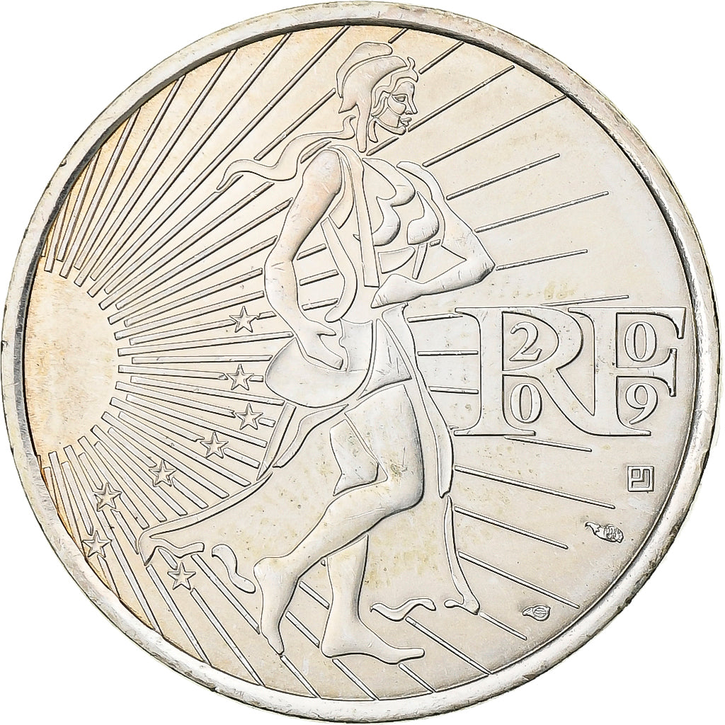 France, 10 Euro, 2009, Silver, MS(63), Gadoury:EU337, KM:1580