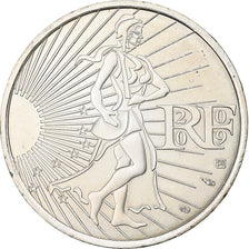 France, 10 Euro, 2009, Silver, MS(60-62), Gadoury:EU337, KM:1580