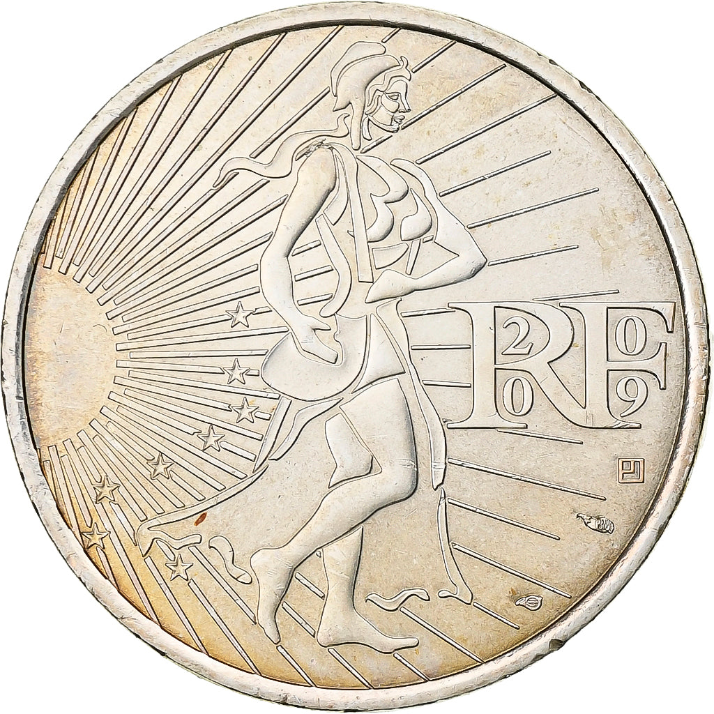 France, 10 Euro, 2009, Silver, MS63, Gadoury:EU337, KM:1580