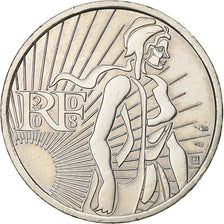 France, 5 Euro, Semeuse, 2008, Paris, Silver, AU(55-58)
