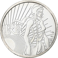 France, 5 Euro, Semeuse, 2008, Paris, Silver, MS(63)