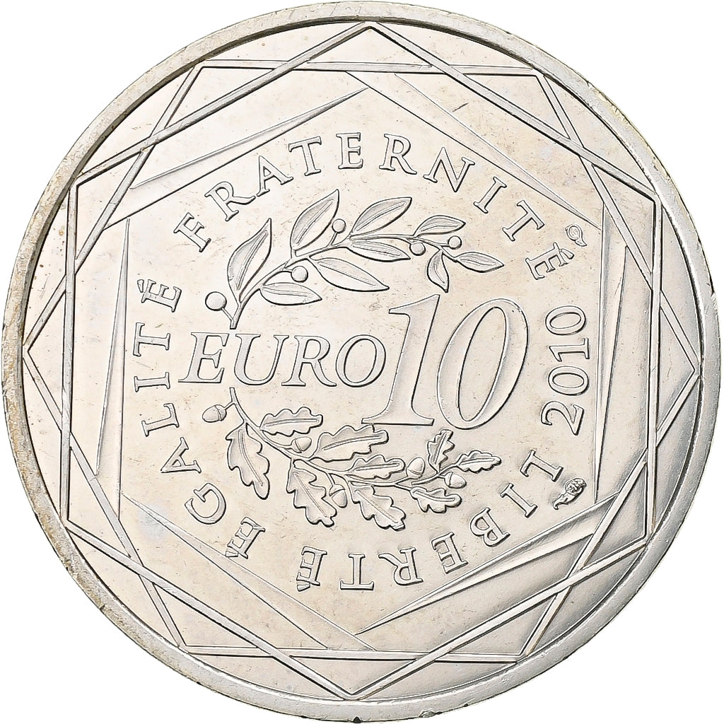 Francia, 10 Euro, Pays De La Loire, 2010, Paris, Argento, SPL-, KM:1665