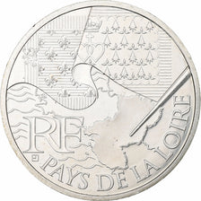 France, 10 Euro, Pays De La Loire, 2010, Paris, Argent, SUP, KM:1665