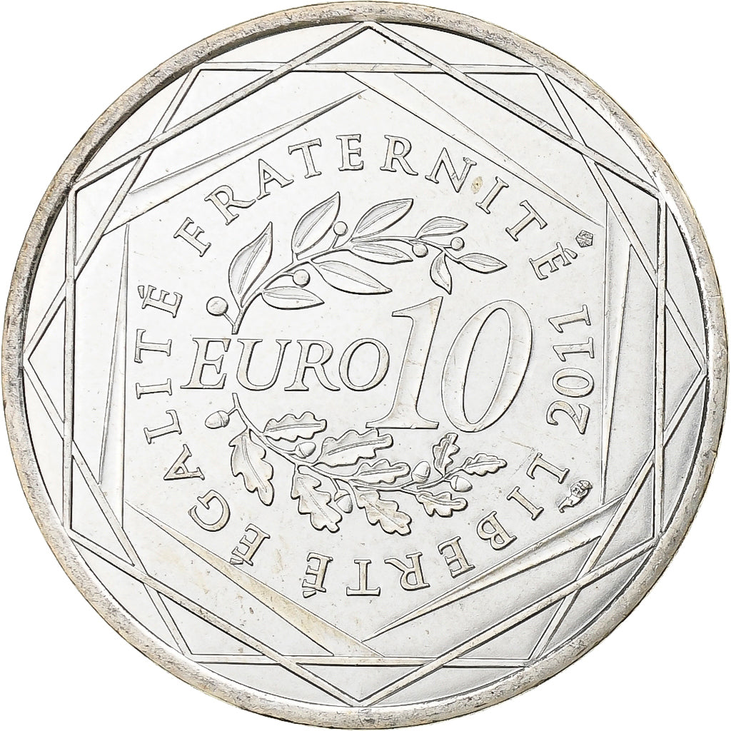 Frankreich, 10 Euro, Pays De La Loire, 2011, Paris, Silber, VZ+, KM:1746