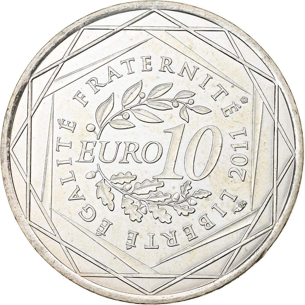 Frankreich, 10 Euro, Pays De La Loire, 2011, Paris, Silber, VZ+, KM:1746