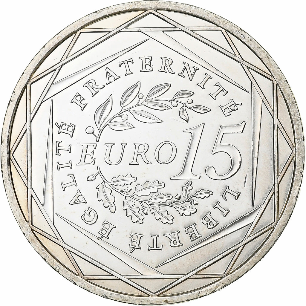 Frankrijk, 15 Euro, 2008, Zilver, PR, Gadoury:EU288, KM:1535