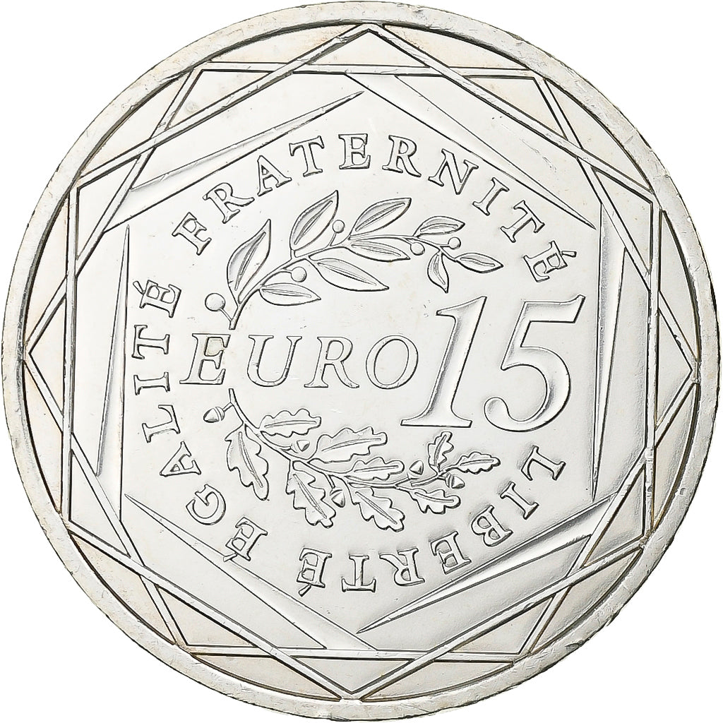 Francia, 15 Euro, 2008, Argento, SPL-, Gadoury:EU288, KM:1535