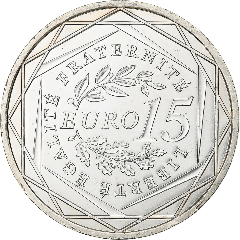 Francia, 15 Euro, 2008, Argento, SPL-, Gadoury:EU288, KM:1535