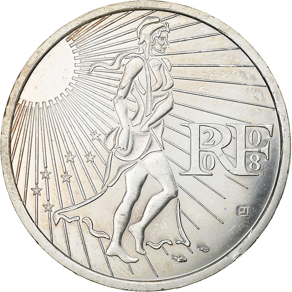 France, 15 Euro, 2008, Argent, SUP+, Gadoury:EU288, KM:1535