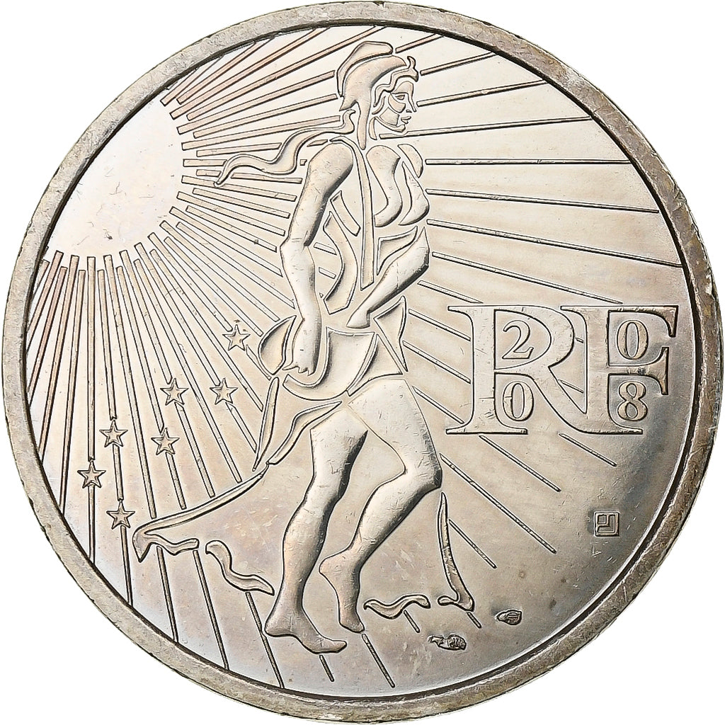 Francia, 15 Euro, 2008, Argento, SPL, Gadoury:EU288, KM:1535