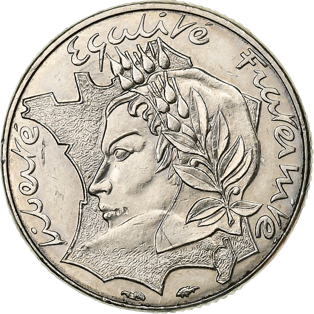 Frankreich, 10 Francs, 1986, Paris, Nickel, SS+, Gadoury:824, KM:E132