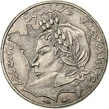 France, 10 Francs, 1986, Paris, Nickel, EF(40-45), Gadoury:824, KM:E132