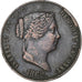 Spain, Isabel II, 25 Centimos, 1862, Segovia, Copper, VF(30-35), KM:615.2