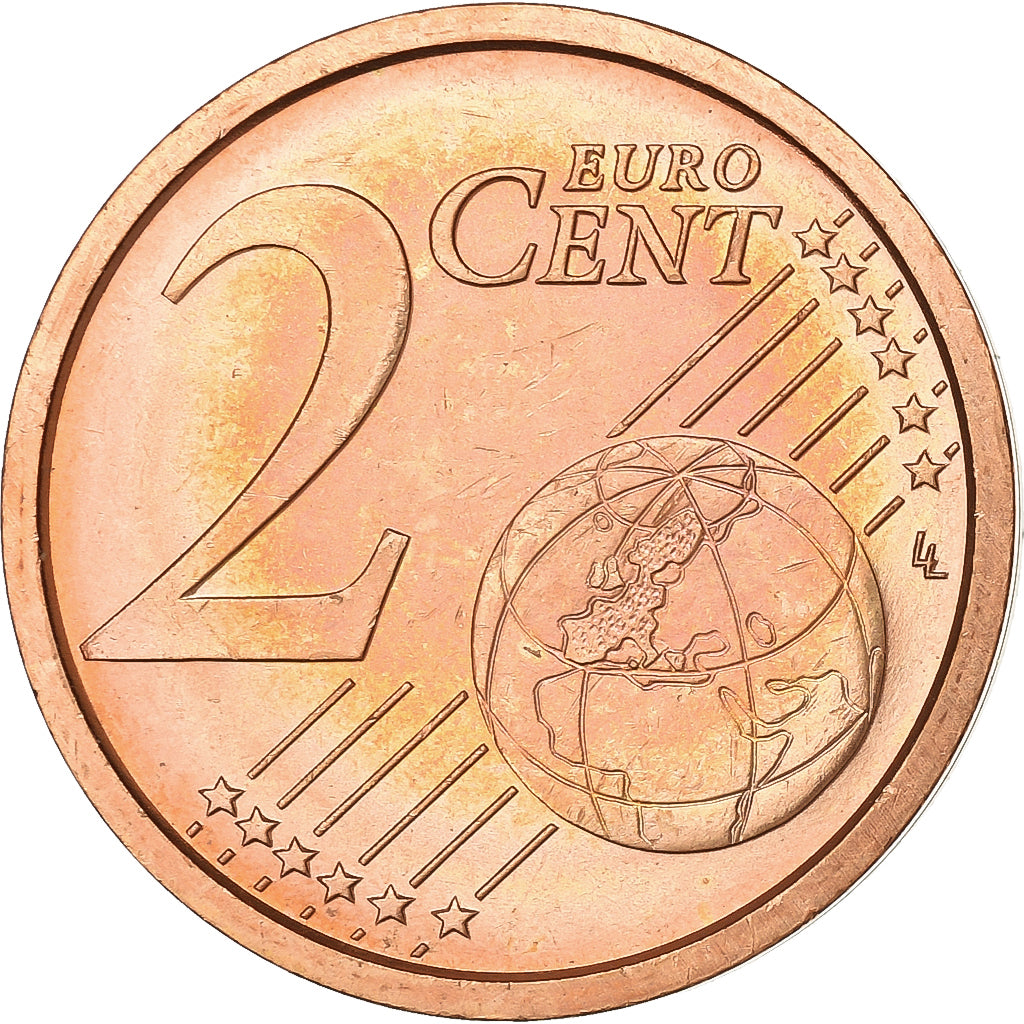 CITTÀ DEL VATICANO, Benedict XVI, 2 Euro Cent, 2011, Rome, Acciaio placcato