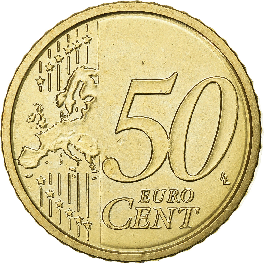 CITTÀ DEL VATICANO, Benedict XVI, 50 Euro Cent, 2011, Rome, Ottone, SPL+
