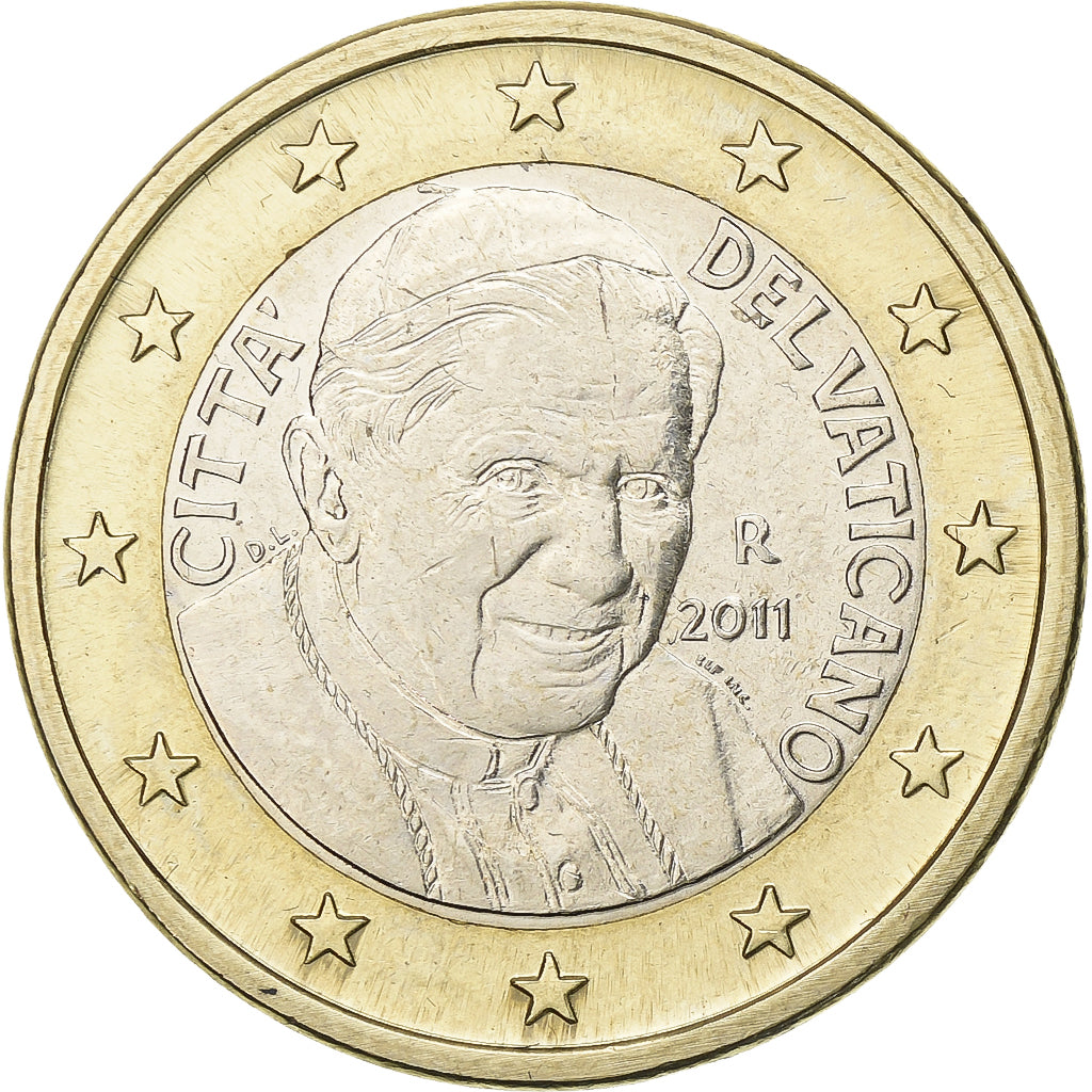 Vatikanstadt, Euro, 2011, Rome, UNZ, Bi-Metallic, KM:388