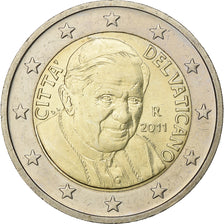 Vatikanstadt, Benedict XVI, 2 Euro, 2011, Rome, Bi-Metallic, UNZ, KM:389