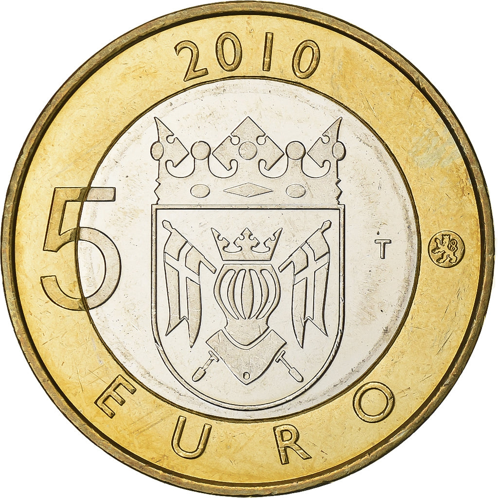 Finnland, 5 Euro, Finland Proper, 2010, Vantaa, Bi-Metallic, VZ