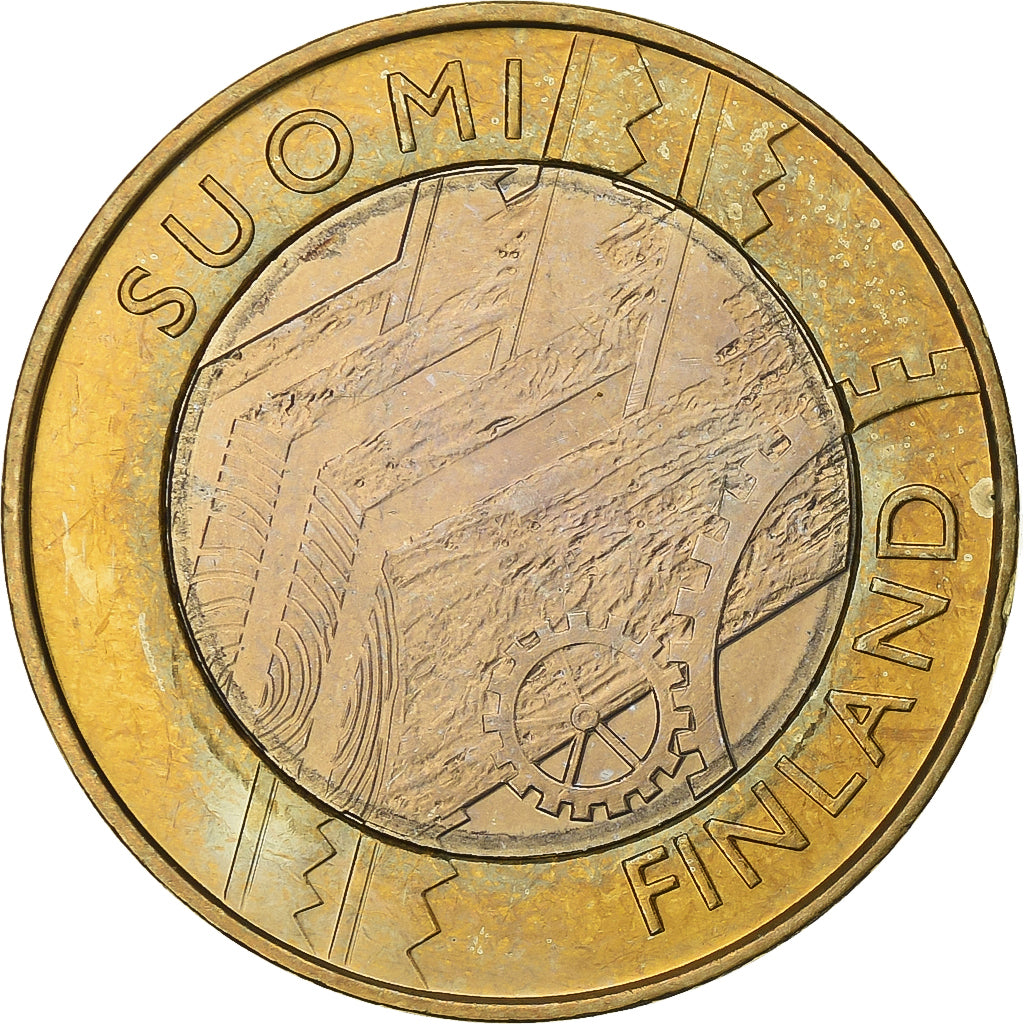 Finlândia, 5 Euro, 2011, Vantaa, Bimetálico, AU(55-58), KM:160