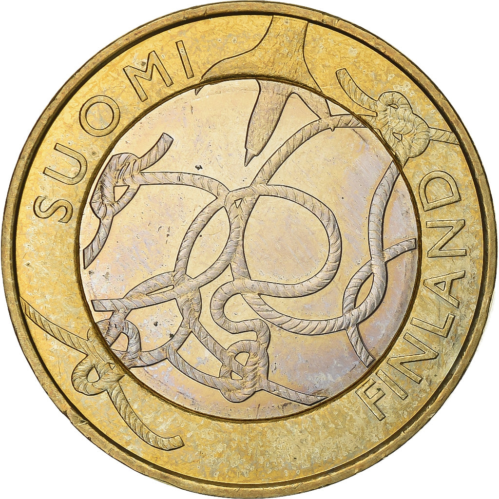 Finland, 5 Euro, 2011, Vantaa, Bi-Metallic, ZF+, KM:161