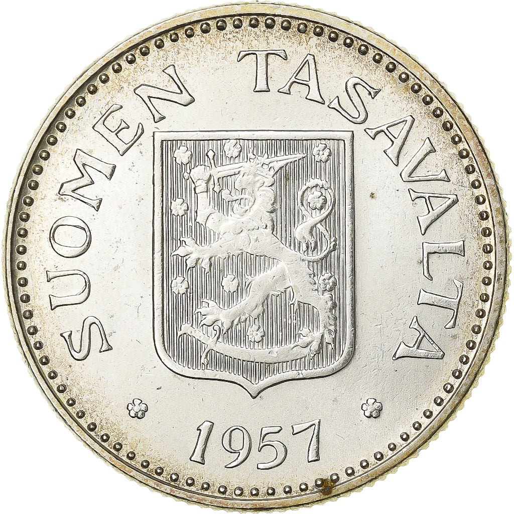 Finnland, 200 Markkaa, 1957, Silber, VZ+, KM:42