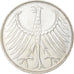 Federal Republic of Germany, 5 Mark, 1973, Karlsruhe, Silver, AU(55-58)