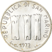 San Marino, 500 Lire, 1972, Rome, Zilver, PR+, KM:21