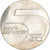 Israel, 5 Lirot, 1967, Utrecht, Srebro, MS(60-62), KM:48
