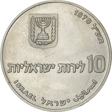 Moneta, Israele, 10 Lirot, 1970, Jerusalem, SPL-, Argento, KM:56.1